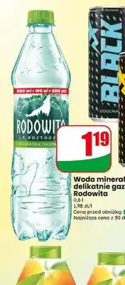 Dino Woda mineralna gazowana delikatnie Rodowita oferta