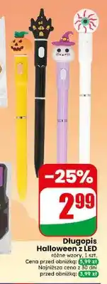 Dino Długopis Halloween z LED oferta
