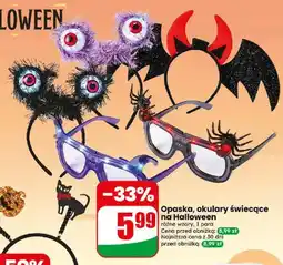 Dino Opaska, okulary świecące na Halloween oferta