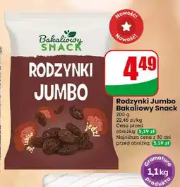 Dino Rodzynki Jumbo Bakaliowy Snack oferta
