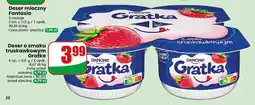 Dino Deser o smaku truskawkowym Gratka 4-pak Danone oferta