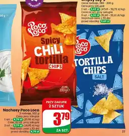Dino Nachosy Poco Loco Spicy Chili oferta