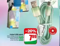 Dino Kabel USB oplot 1,5 m oferta