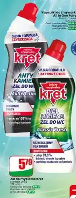 Dino Żel do mycia wc Kret Antykamień Multi Action oferta