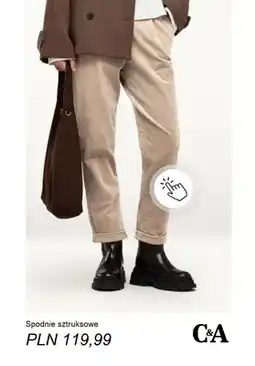 C&A Spodnie sztruksowe C & A oferta