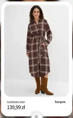 BonPrix Sukienka midi Bonprix oferta