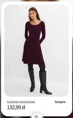 BonPrix Sukienka dzianinowa Bonprix oferta