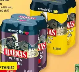 Auchan Piwo Harnaś cytryna lub wiśnia oferta