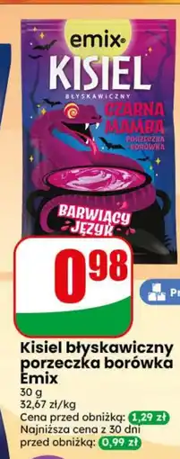 Dino Kisiel błyskawiczny porzeczka borówka Emix oferta