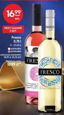 Żabka Wino białe Fresco półsłodkie oferta
