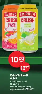 Żabka Drink Smirnoff Crush Lemon & Lime oferta