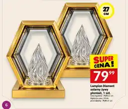 Twój Market Lampion Diament solarny żywy płomień oferta