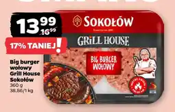 Netto Big burger wołowy Grill House Sokołów oferta