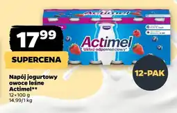 Netto Napój jogurtowy owoce leśne Actimel 12-pak oferta