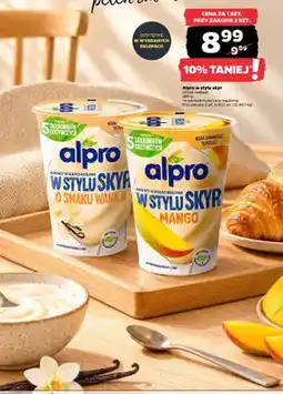 Netto Alpro w stylu skyr o smaku wanilii oferta