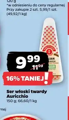 Netto Ser włoski twardy Auricchio oferta