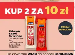 Netto Kabanosy Salami Tarczyński oferta
