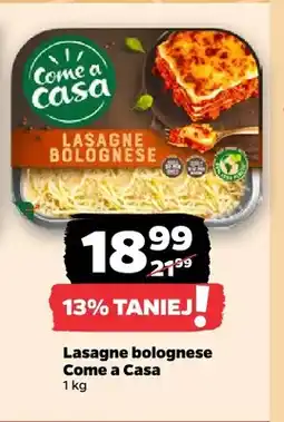Netto Lasagne bolognese Come a Casa oferta