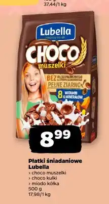Netto Płatki śniadaniowe choco muszelki Lubella oferta