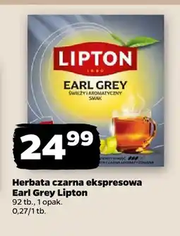 Netto Herbata czarna ekspresowa Earl Grey Lipton oferta