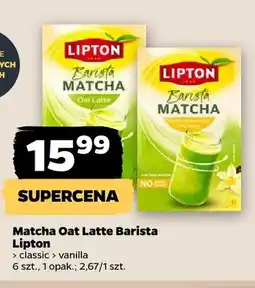 Netto Matcha Oat Latte Barista classic Lipton oferta