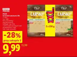 Lidl Ser carski w plastrach XXL Pilos 2-pak oferta