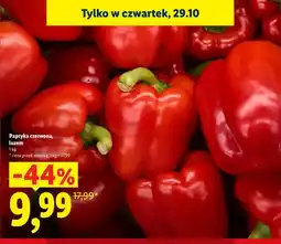 Lidl Papryka czerwona oferta