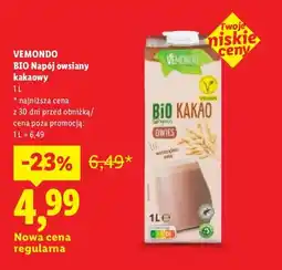Lidl Napój owsiany kakaowy Vemondo oferta