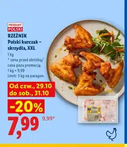 Lidl Polski kurczak skrzydła XXL Rzeźnik oferta