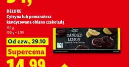 Lidl Cytryna kandyzowana oblana czekoladą Deluxe oferta