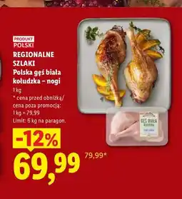 Lidl Polska gęś biała kołudzka – nogi Regionalne Szlaki oferta