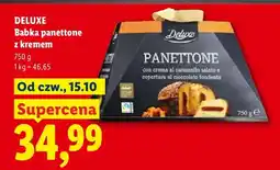 Lidl Babka panettone z kremem Deluxe oferta