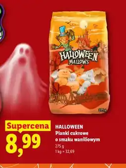 Lidl Pianki cukrowe o smaku waniliowym Halloween oferta