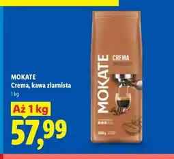 Lidl Kawa ziarnista Mokate Crema oferta