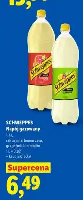 Lidl Napój gazowany Schweppes citrus mix oferta