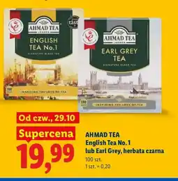 Lidl Herbata czarna English Tea No. 1 Ahmad oferta