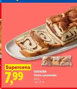 Lidl Ciasto cynamonka Oskroba oferta