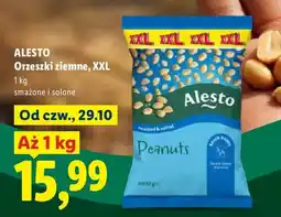 Lidl Orzeszki ziemne XXL smażone i solone Alesto oferta