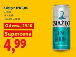 Lidl Piwo bezalkoholowe Książęce IPA oferta