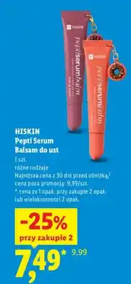 Lidl Balsam do ust Pepti Serum HiSkin oferta
