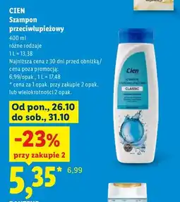 Lidl Szampon przeciwłupieżowy Cien oferta