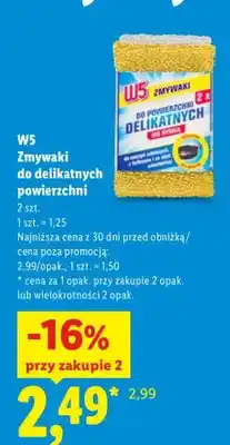 Lidl Zmywaki do delikatnych powierzchni W5 oferta