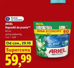 Lidl Kapsułki do prania spring awakening Ariel oferta