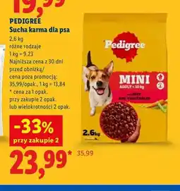 Lidl Sucha karma dla psa Pedigree oferta