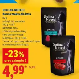 Lidl Karma mokra dla kota Dolina Noteci tuńczyk oferta