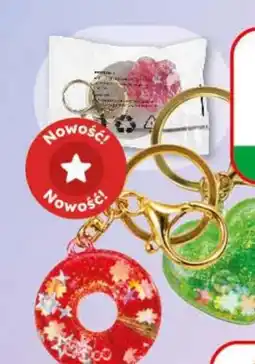 Dino Brelok przezroczysty z brokatem oferta