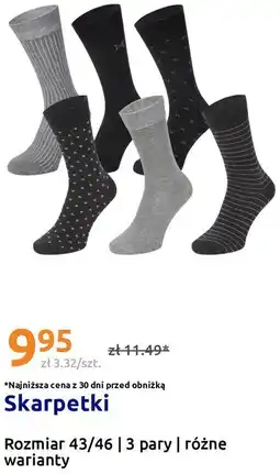 Action Skarpetki męskie 3 pary oferta