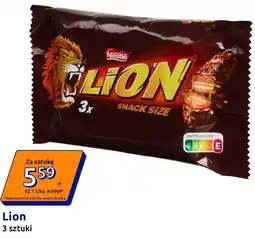 Action Baton Lion Snack Size Nestle, 3 sztuki oferta
