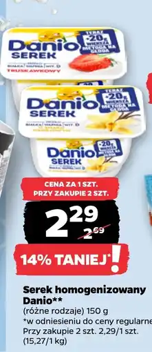 Netto Serek homogenizowany Danio oferta