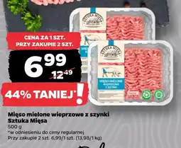 Netto Mięso mielone wieprzowe z szynki Sztuka Mięsa oferta